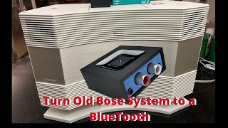 Turn your Old Bose System to a Bluetooth