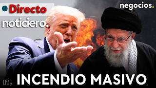 NOTICIERO: Incendio masivo en Irán, giro sorpresa en las conversaciones en Omán y Europa amenaza