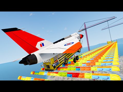 Air Speed Bumps Crashes #14 - Beamng drive
