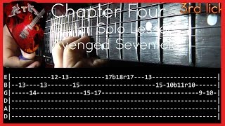 Chapter Four Guitar Solo Lesson - Avenged Sevenfold (with tabs)