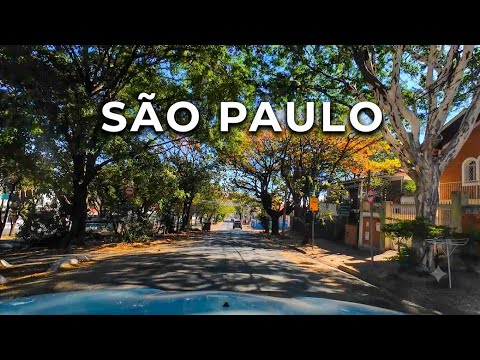 SÃO PAULO 4K - From Taquaral Park to downtown Hortolândia - Beautiful day