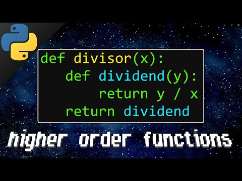 Python higher order functions 👑