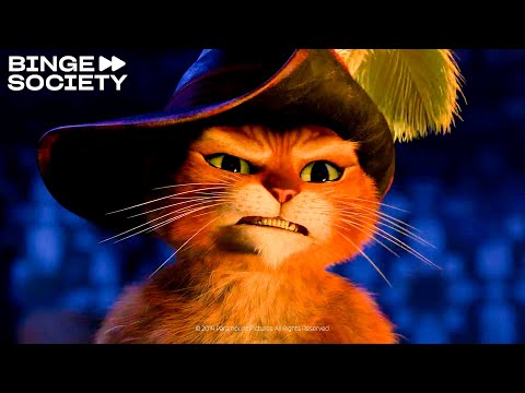 Gato con Botas 1 Persiguiendo a Kitty por los tejados