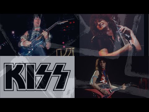 KISS Young and Wasted Guitar Solos Battle (Vinnie Vincent, Mark St. John, and Bruce Kulick)