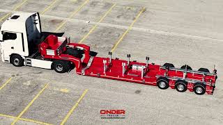 جديدة العربات نصف المقطورة عربة مقطورة مسطحة منخفضة Onder Trailer IN STOCK!!! AGM03 Lowbed 3 axl all types | صورة 5 - Autoline