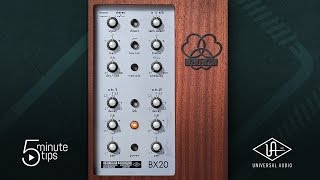 Video thumbnail for 5-Minute UAD Tips: AKG BX 20 Spring Reverb by Universal Audio