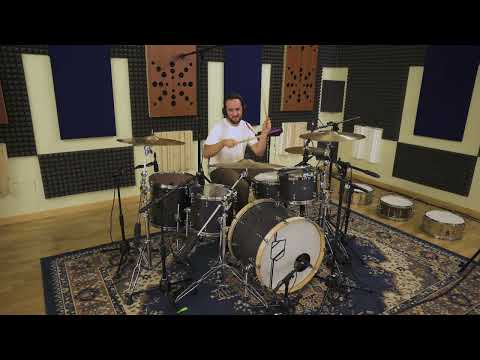 NFM DRUMS - SET steel shell in natural black finish