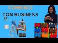 Crée ton business de production de sandales en Afrique