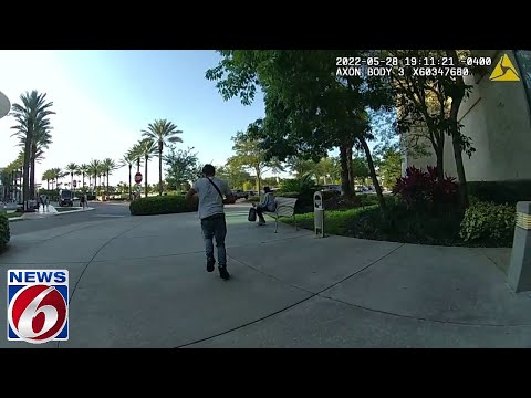 Bodycam shows man shoot at Orlando police before officer ‘returned fire’ outside Olive Garden