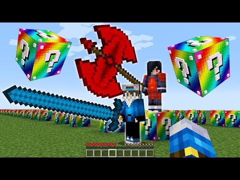 UNICORN ARE CELE MAI OP ITEME !! - MINECRAFT RAINBOW LUCKY BLOCK