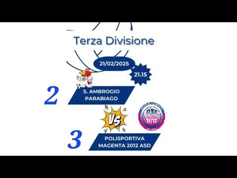 S.A. Parabiago vs Pol. Magenta 3^ div - Ris 2-3