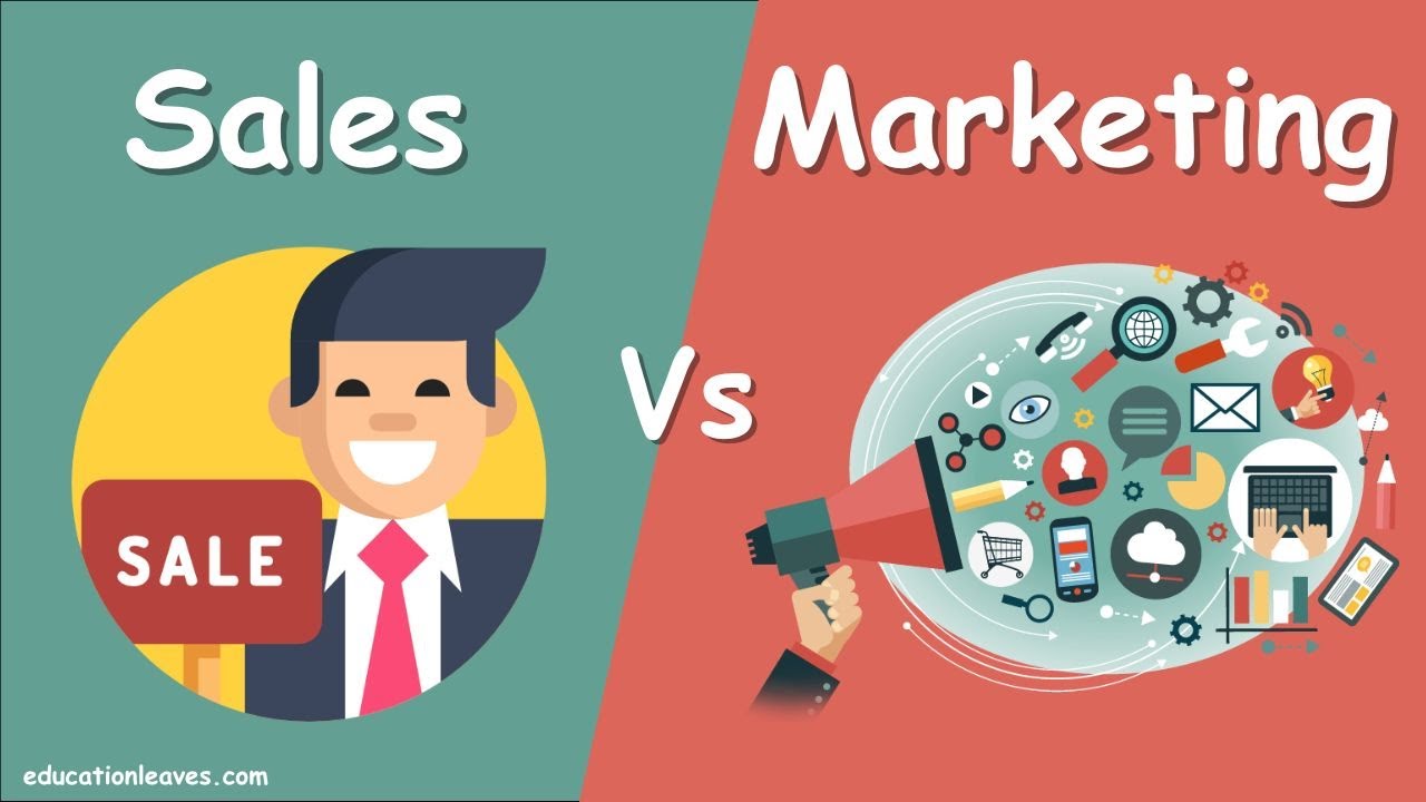 Sales vs Marketing | Difference between marketing and sales.