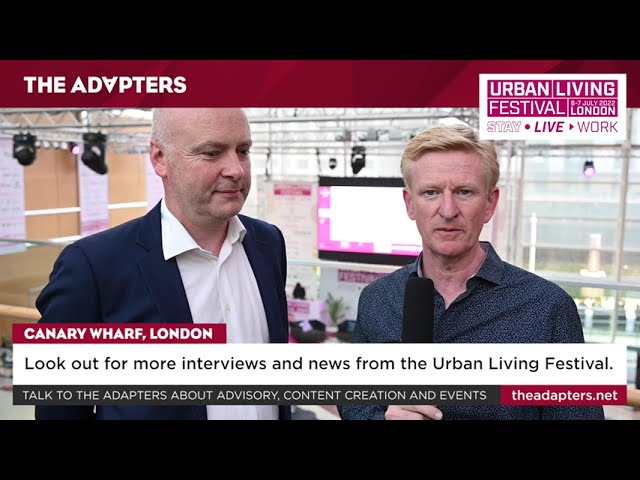 Interview with Piers Brown, at The Urban Living Festival, 6-7 July, in Canary Wharf, London