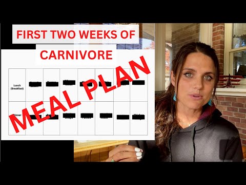 carnivore diet meal plan (first 2 weeks, watch full video)