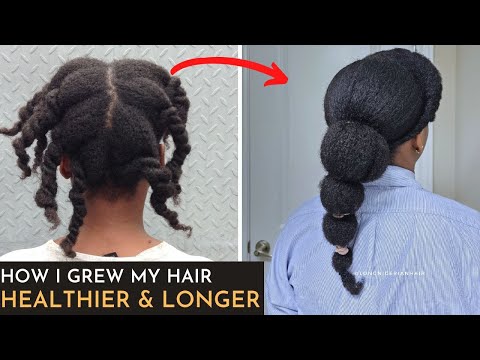 How I grew my 4C hair HEALTHIER and LONGER - My hair journey story