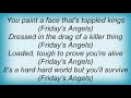 Generation X - Fridays Angels Lyrics