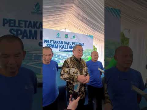Perseroda PITS resmi melaksanakan Peletakan Batu Pertama SPAM Kali Angke 2