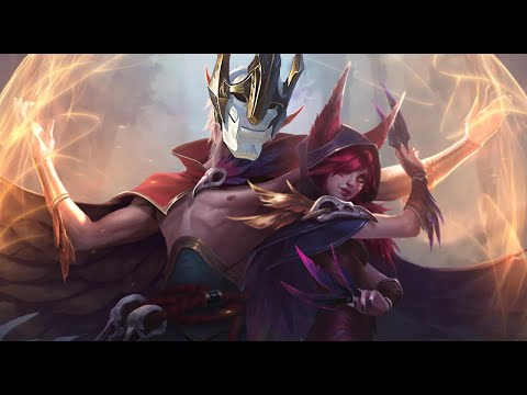 Xayah & Rakan Bot Lane (but Rakan looks like Galio)