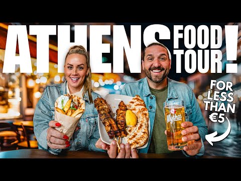 15 Must-Try Items Under €5: Greek Food Tour in Athens, Greece! 🇬🇷