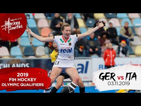 Replay: 2019 FIH Hockey Olympic Qualifer: Germany vs Italy, Game 2