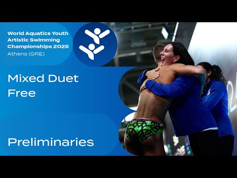 Stunning Mixed Duet Free Routine | World Aquatics Youth 2025 Highlights