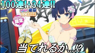 【ドルウェブ】100連+34連!!えっっ...な夜桜をゲットしたい!!