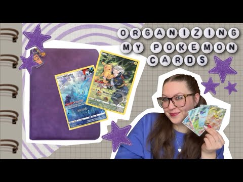 organize my pokemon card binder with me ✨ + pokemon card haul!