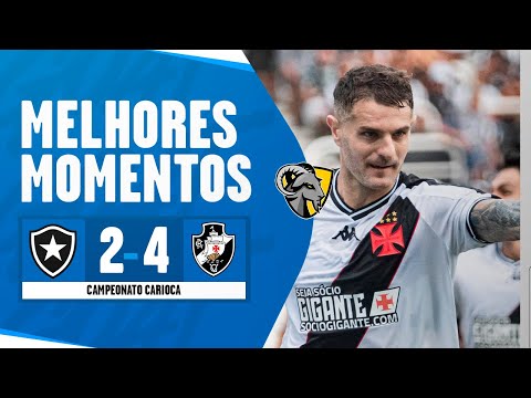 Gols e lances de Botafogo x Vasco da Gama