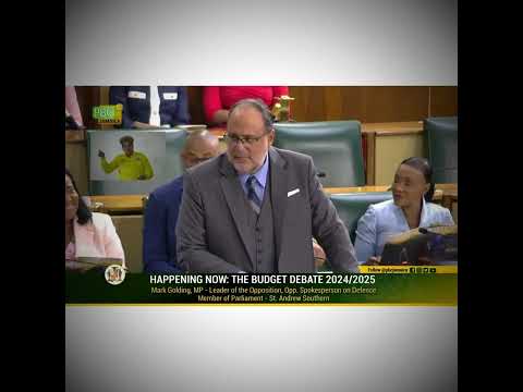 Government MP’s walked out of the budget presentation after Mark Golding says this!!