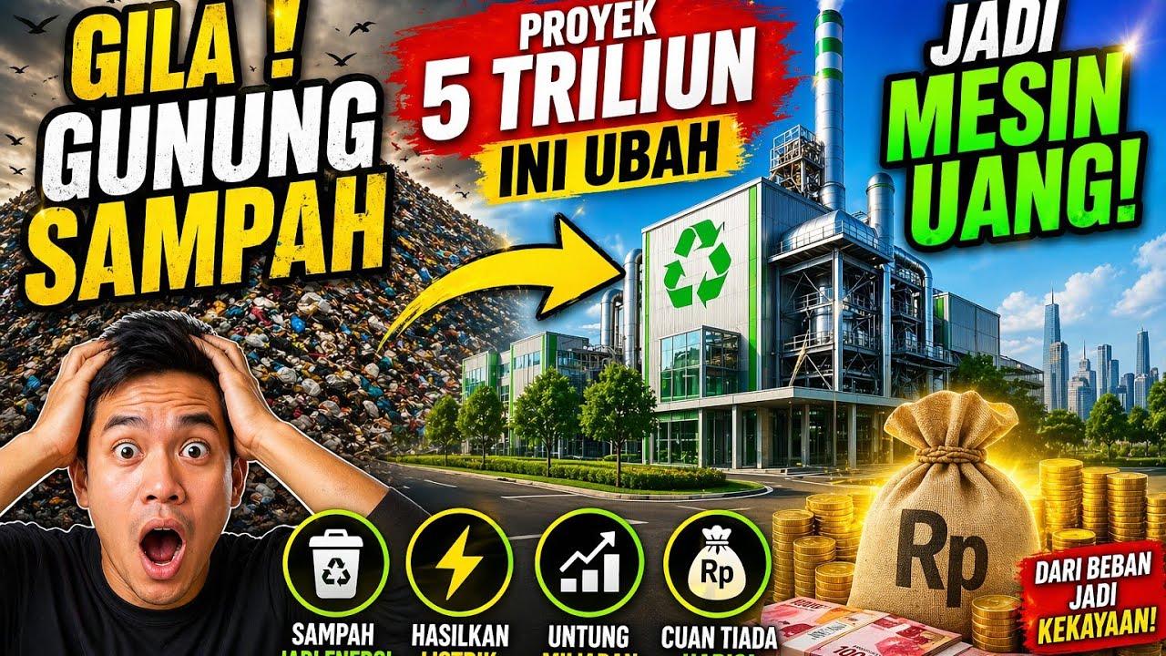 CRAZY! This 5 Trillion Rupiah Project Turns Bantar Gebang's Garbage Mountain into a Money Machine