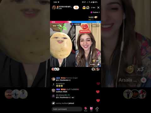 Yoman with arasla Cheema TikTok live
