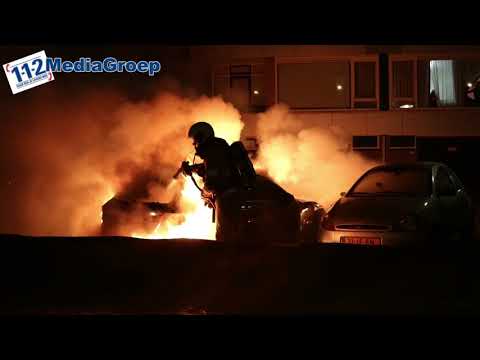 19 oktober 2017 Verdachte autobrand parkeerplaats Veenendaal