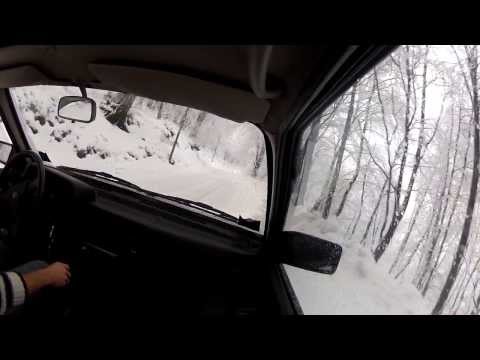 SUBARU JUSTY SNOW FUN!!
