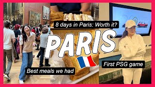 8 Days in Paris 🇫🇷 | Best Restaurants, PSG Game, Louvre, Vintage Market, Bon Marché | Crystall Cho