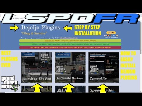 How To Install StopThePed, Ultimate Backup & Compulite (Bejoijo Plugins Updated) #LSPDFR