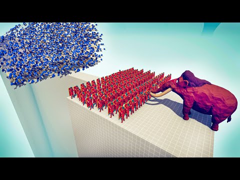 100x SHIELD BEARER + MAMMOTH vs GODS DUO - Totally Accurate Battle Simulator TABS