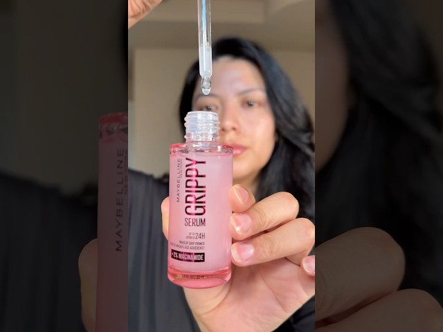 Vídeo relacionado con MAYBELLINE New York, Grippy Serum Primer Prebase Facial de Maquillaje con Niacinamida, Tecnología Serum-To-Grip, Hidratación 24H y Piel Suave sin Brillos, 30 ml