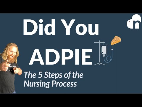 ADPIE- The 5 Steps of the Nursing Process Made Easy!