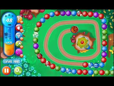 Marble Woka Woka Level 144 - NO BOOSTERS 🐢 | SKILLGAMING ✔️