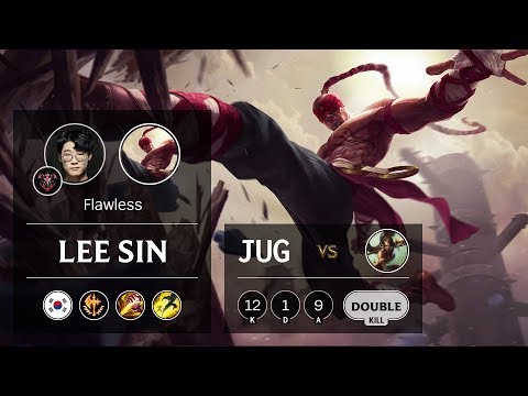 Lee Sin Jungle vs Nidalee - KR Grandmaster Patch 9.9