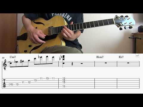 Lick of the Day #29 - Julian Lage Minor ii V Lick with TAB