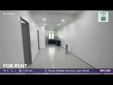 1-storey Terraced House for Rent in Taman Tambak Paya Harmoni (Ayer Molek) - Geoffery Wee - PropertyGuru.com.my