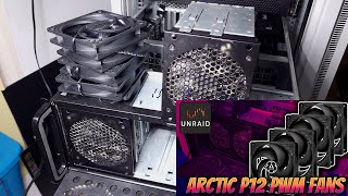 UnRAID Fan Upgrade! Ft. Arctic P12 PWM Fans