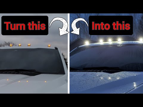How to install cab lights on a Ford superduty! Recon cab lights! #howto #diy #youtube #ford #f250