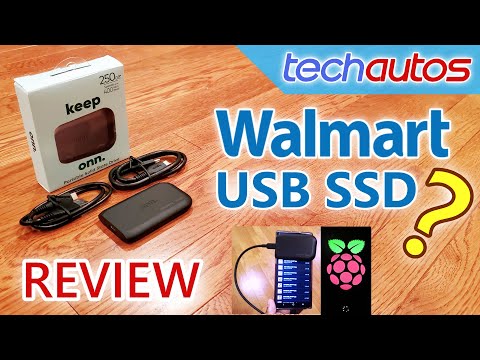 A Walmart-Brand Portable SSD?! Onn 250 GB USB SSD Review