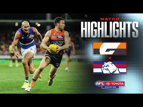Western Bulldogs v GWS Giants Highlights | Round 7, 2025 | AFL