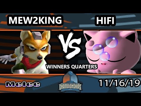 DHATL 2019 SSBM - MVG | Mew2King (Fox) Vs. Ag | HiFi (Jigglypuff) Smash Melee Tournament WQ