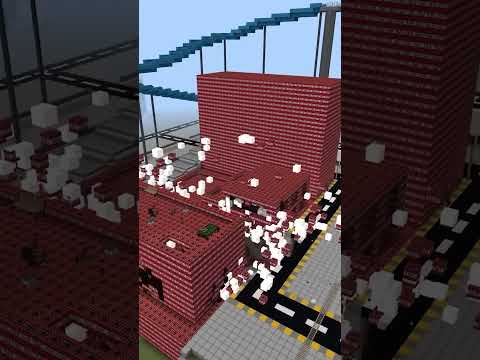 INSANE TNT EXPLOSION DESTROYS MINECRAFT CITY!