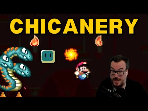 Buflen's New, Super Well Made SMW Hack - Chicanery - BarbarousKing plays SMW hack Chicanery