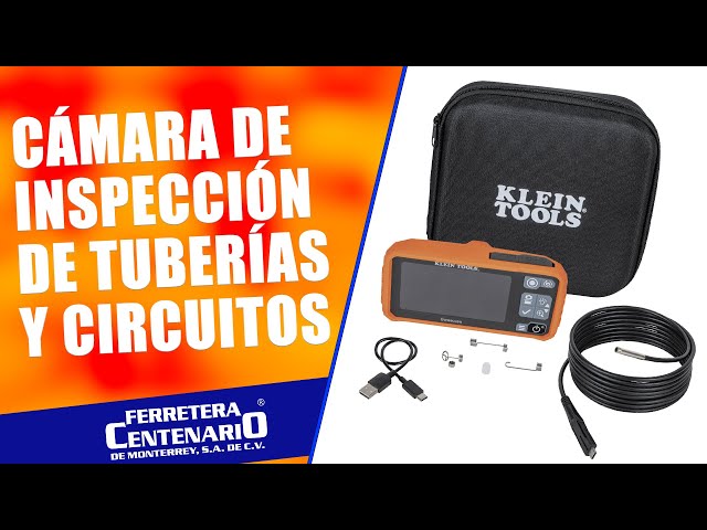 Vídeo relacionado con Klein Tools ET17 Boroscopio cámara de inspección, 6 Luces LED, IP67 Impermeable, Alta resolución, USB-C de 10 pies Flexible Serpiente